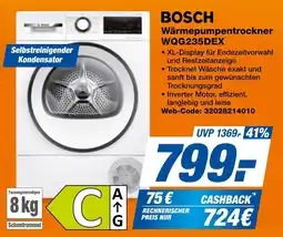 expert Techno Land BOSCH Wärmepumpentrockner WQG235DEX Angebot