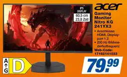 expert Techno Land Acer Gaming Monitor Nitro KG 241YX3 Angebot