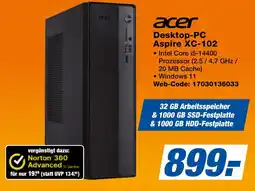 expert Techno Land Acer Desktop-PC Aspire XC-102 Angebot