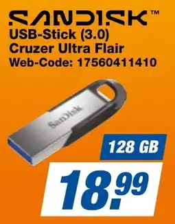 expert Techno Land SanDisk USB-Stick (3.0) Cruzer Ultra Flair Angebot