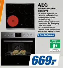 expert Techno Land AEG Einbau-Herdset EX12ET2 Angebot