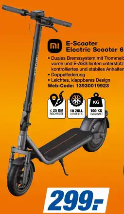 expert Techno Land Xiaomi E-Scooter Electric Scooter 6 Lite Angebot