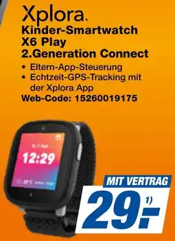 expert Techno Land Xplora Kinder-Smartwatch X6 Play 2.Generation Connect Angebot
