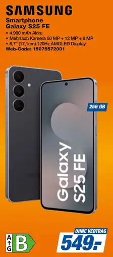 expert Techno Land SAMSUNG Smartphone Galaxy S25 FE Angebot