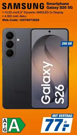 expert Techno Land SAMSUNG Smartphone Galaxy S26 5G Angebot