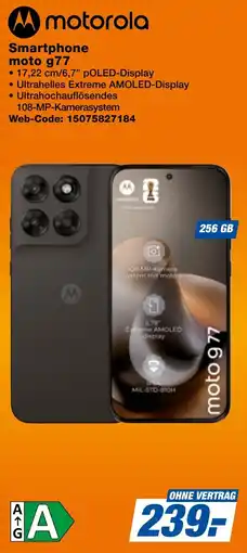 expert Techno Land Smartphone moto g77 Angebot