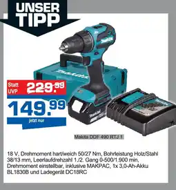 i&M Bauzentrum Makita DDF 490 RTJ 1 Angebot