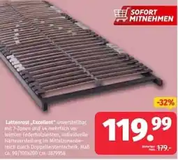 Segmüller Lattenrost "Excellent" Angebot