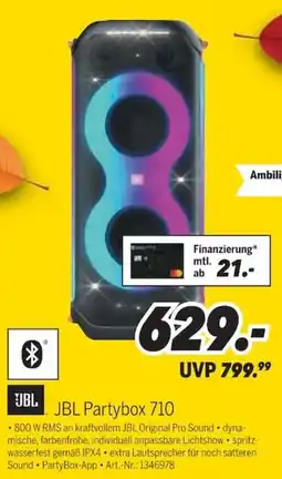 MEDIMAX JBL Partybox 710 Angebot