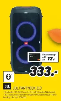MEDIMAX JBL PARTYBOX 310 Angebot