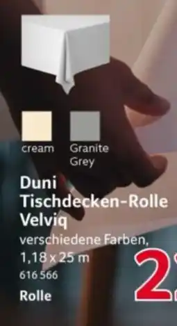 Selgros Duni Tischdecken-Rolle Velviq Angebot