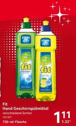 Selgros Fit Hand Geschirrspülmittel Angebot