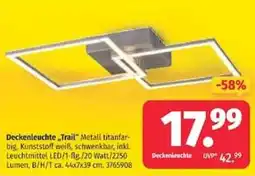 Segmüller Deckenleuchte "Trail" Angebot