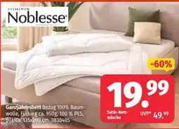 Segmüller Noblesse Ganzjahresbett Bezug Angebot