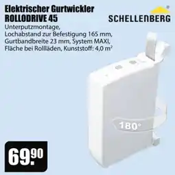 V Baumarkt Elektrischer Gurtwickler ROLLODRIVE 45 SCHELLENBERG Angebot