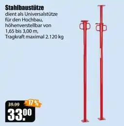 V Baumarkt Stahlbaustütze Angebot