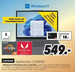 MEDIMAX Lenovo IdeaPad Slim 3 15ARP10 Angebot