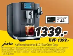 MEDIMAX jura Kaffeevollautomat E10 (EA) Onyx Grey Angebot