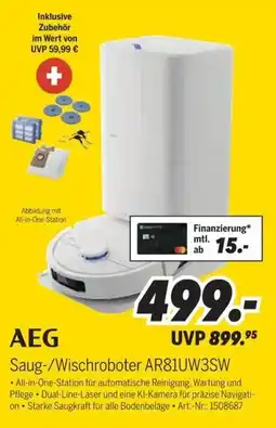 MEDIMAX AEG Saug-/Wischroboter AR81UW3SW Angebot