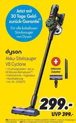 MEDIMAX dyson Akku-Stielsauger V8 Cyclone Angebot