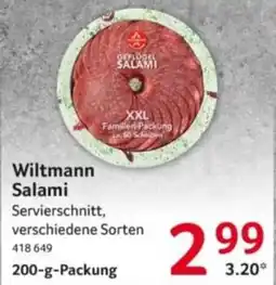 Selgros Wiltmann Salami Angebot