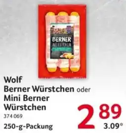 Selgros Wolf Berner Würstchen Angebot