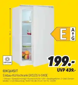MEDIMAX exquisit Einbau-Kühlschrank EKS131-V-040E Angebot
