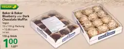 Selgros Baker & Baker Blueberry oder Dark Chocolate Muffin Angebot