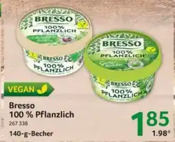 Selgros Bresso 100 % Pflanzlich Angebot