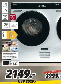MEDIMAX Miele Wärmepumpentrockner TQ 1000 WP Nova Edition Angebot