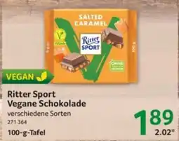 Selgros Ritter Sport Vegane Schokolade Angebot