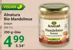 Selgros Alnatura Bio Mandelmus braun Angebot