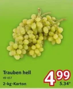 Selgros Trauben hell Angebot
