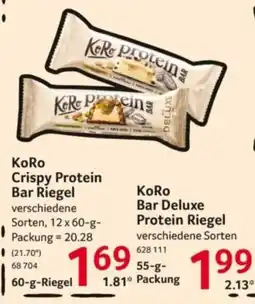 Selgros KoRo Crispy Protein Bar Riegel Angebot