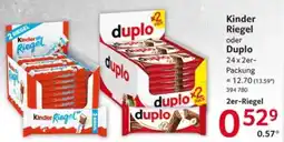 Selgros Kinder Riegel oder Duplo Angebot