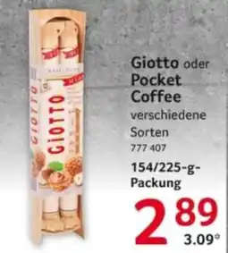 Selgros Giotto Pocket Coffee Angebot