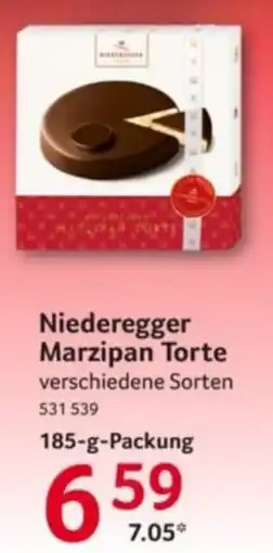 Selgros Niederegger Marzipan Torte Angebot