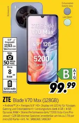 MEDIMAX ZTE Blade V70 Max (128GB) Angebot