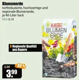 V Baumarkt A.Reiter Blumen Erde Angebot