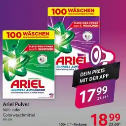 Selgros Ariel Pulver Angebot