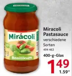 Selgros Miracoli Pastasauce Basilikum Angebot
