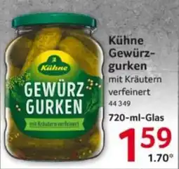 Selgros Kühne Gewürzgurken Angebot
