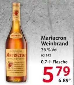 Selgros Mariacron Weinbrand Angebot