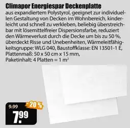 V Baumarkt Climapor Energiespar Deckenplatte Angebot