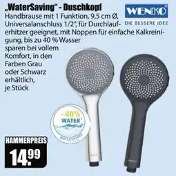 V Baumarkt WaterSaving" - Duschkopf WENKO Angebot