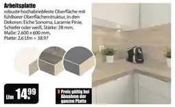 V Baumarkt Arbeitsplatte Angebot