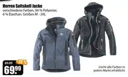 V Baumarkt Herren Softshell Jacke Angebot