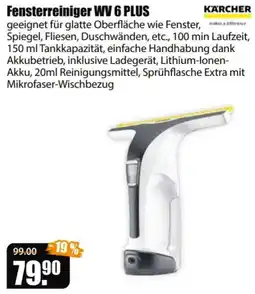 V Baumarkt Fensterreiniger WV 6 PLUS KÄRCHER Angebot
