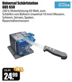 V Baumarkt Güde Universal Schärfstation GUS 650 Angebot