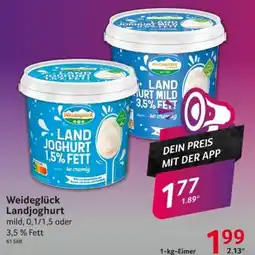 Selgros Weideglück Landjoghurt Angebot